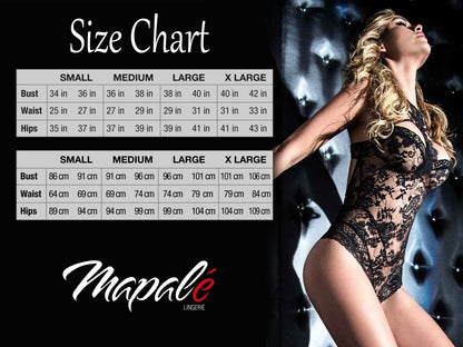 Mapale 1166 Heart Fishnet Bodystocking with Heart Detail Color Bubblegum Pink