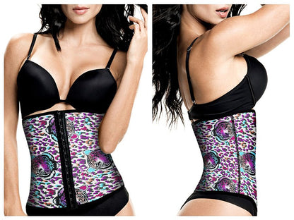 TrueShapers 1032 Latex free Workout Waist Training Cincher Color 03-Print