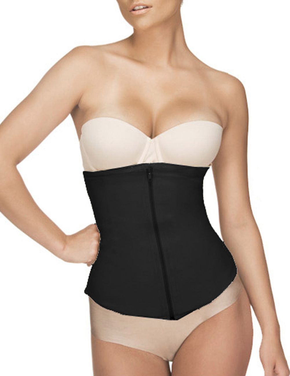 Vedette 403 Gigi Waist Cincher w/ Zipper Color Black