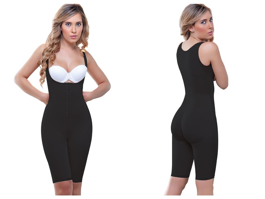 Vedette 938 Full Body Control Suit w/ High Back Color Black