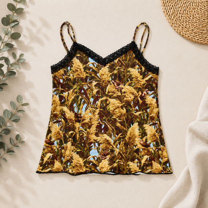 Women's Camo Stretch Camisole - GoldenMarsh Hunting Loungewear - Wilderness Dreams