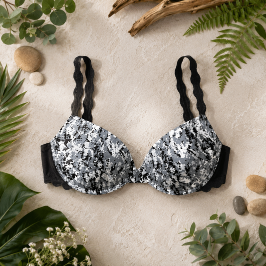 Women's Camo Hunting Bra - Envision Black Lace T-Shirt Bra - Wilderness Dreams