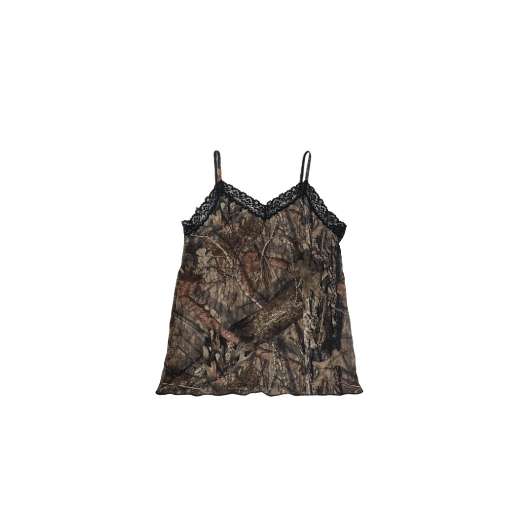 Lace - Trimmed Camisole Mossy Oak - wildernessdreams - 601151 - XXL