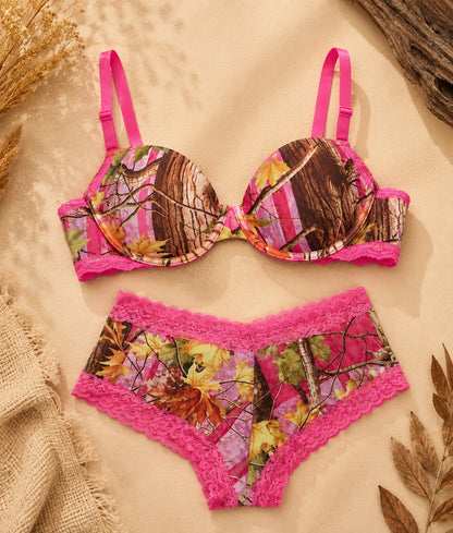 Pink Woods Camo Bra + Boyshort Bundle