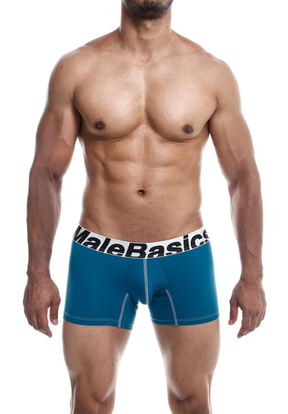 Men's performance microfiber boxer trunk in Emerald - view 14