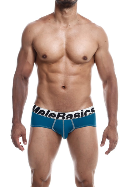 Men's stretch microfiber brief underwear in Emerald - view 18
